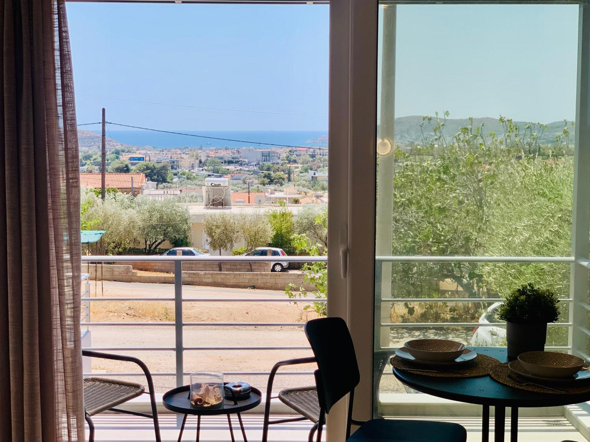 Thelfi Luxury Studio In Attica - Close To Varkiza Beach - Sea View Vári Exterior foto